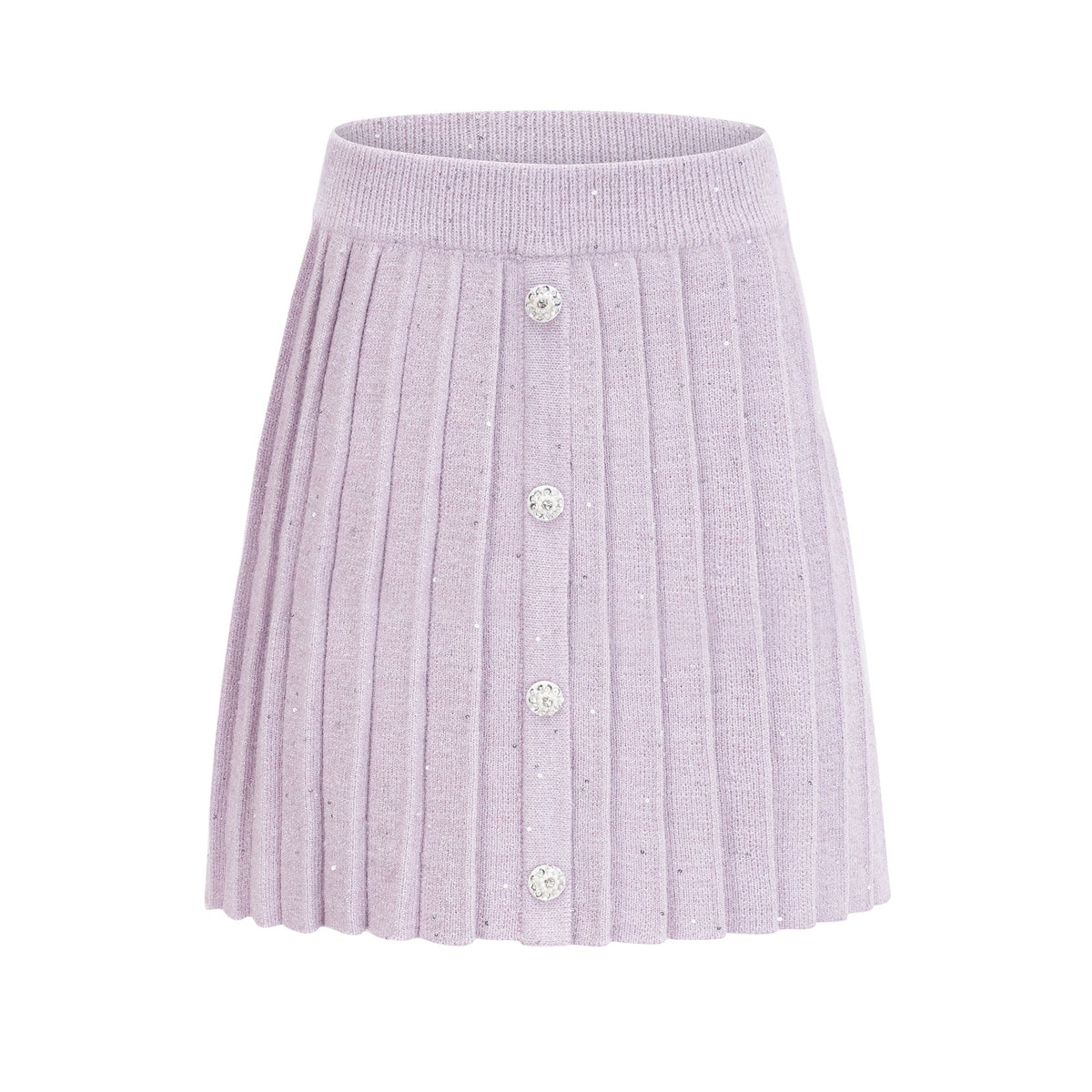 Fabienne purple sequin-detail jacket & skirt matching set (Final Sale-US Only)