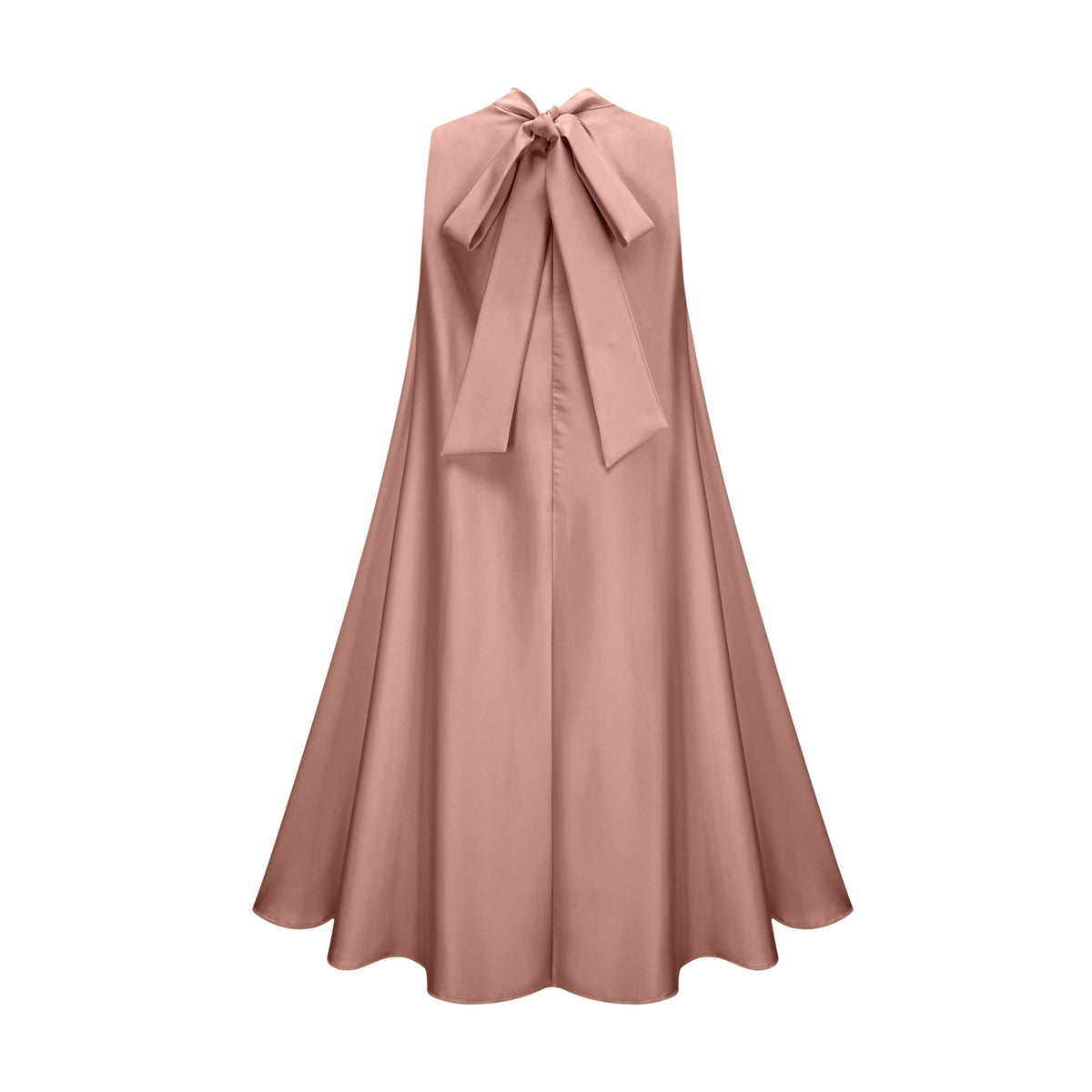 Émilie sleeveless floral-applique midi dress in Pink