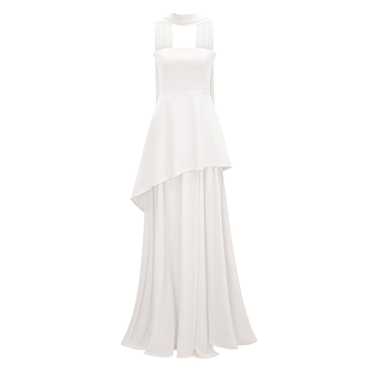 Solène Off-Shoulder Ruched Maxi Gown (Final Sale-US Only)