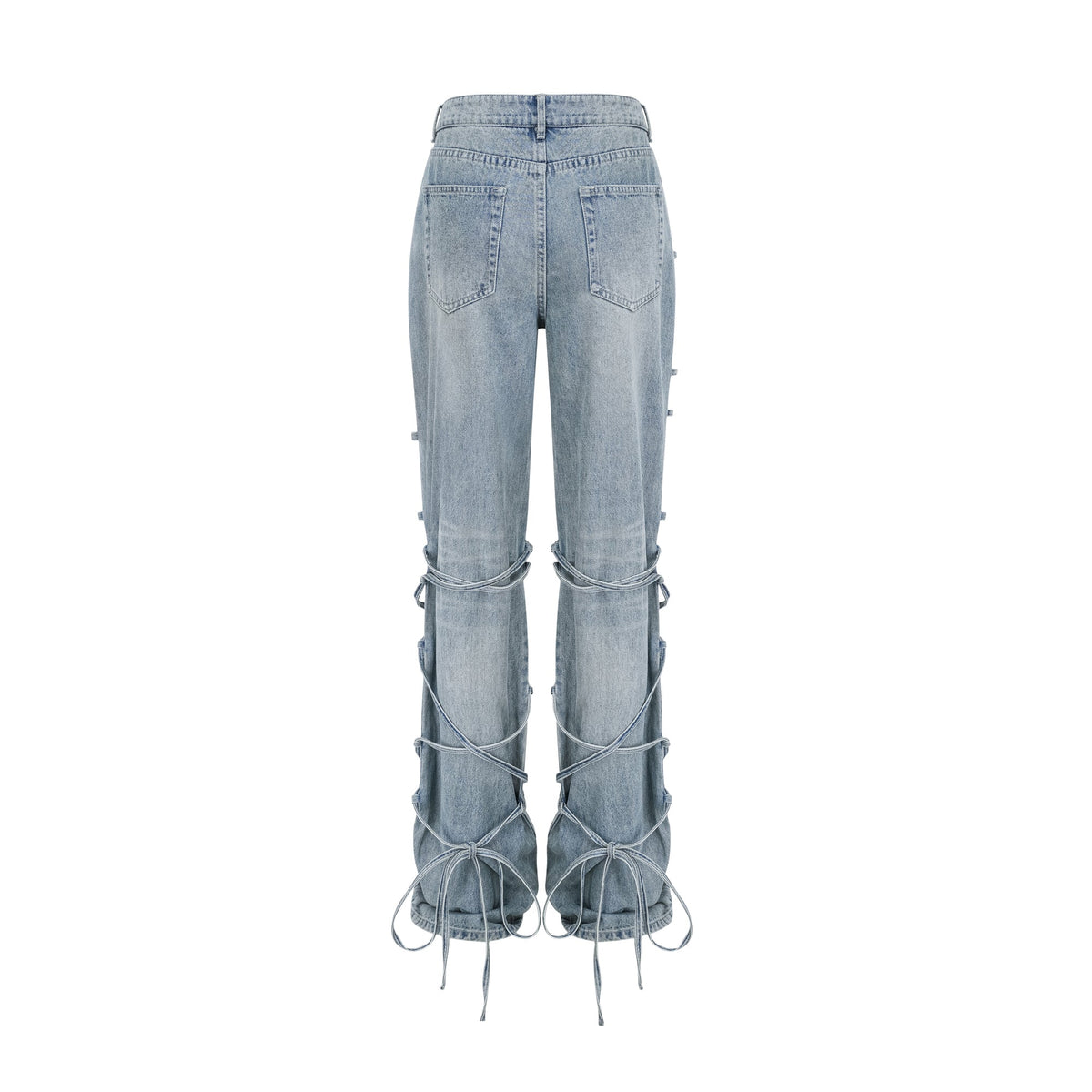 Géraldine strap-detail jeans (Final Sale-US Only)