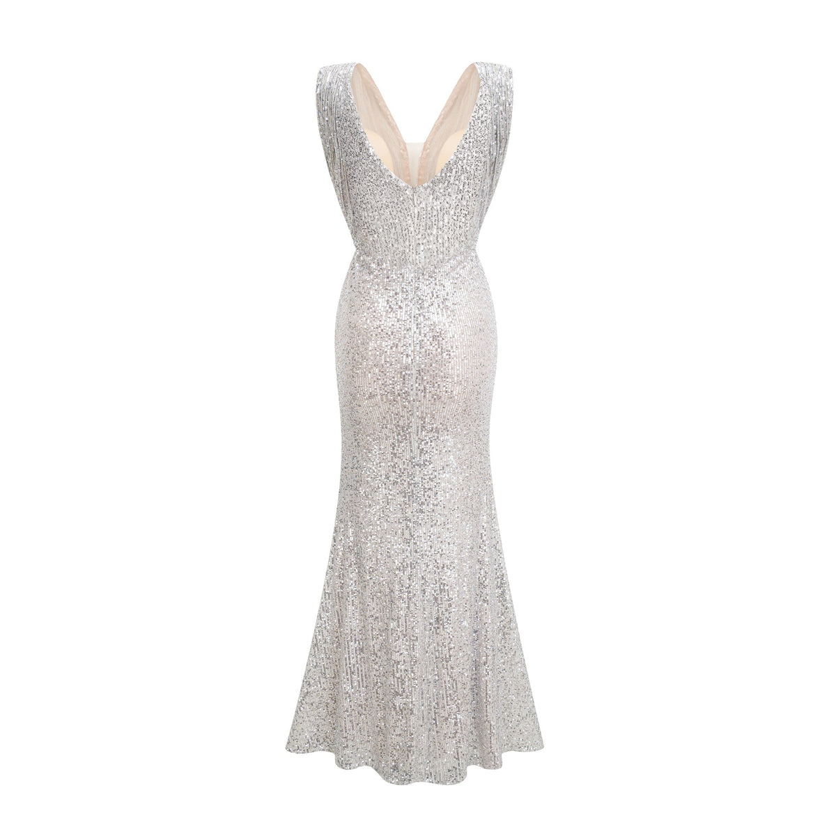 Caelia silver embellished maxi dress (Final Sale-US Only)