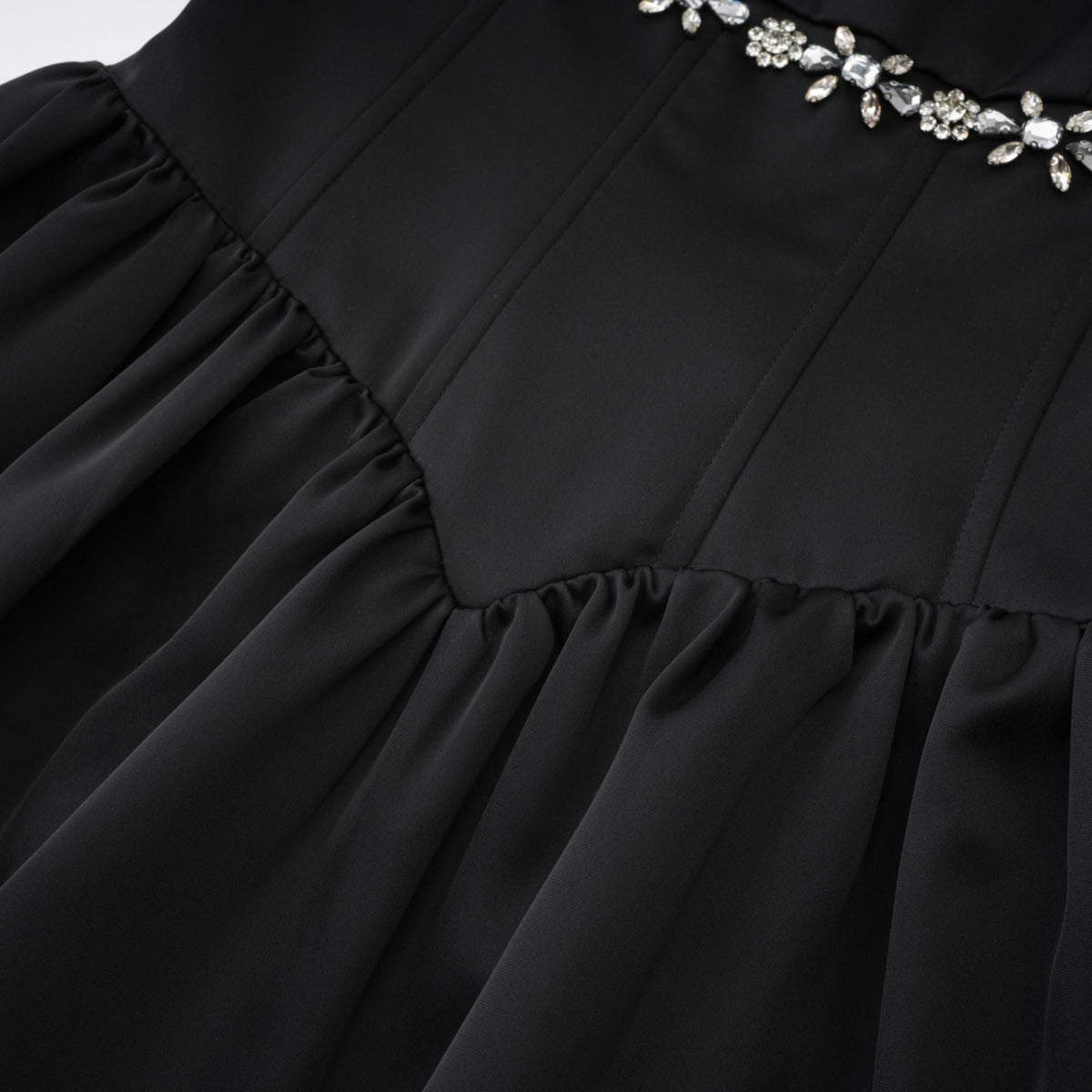 Delia embellished flared dress