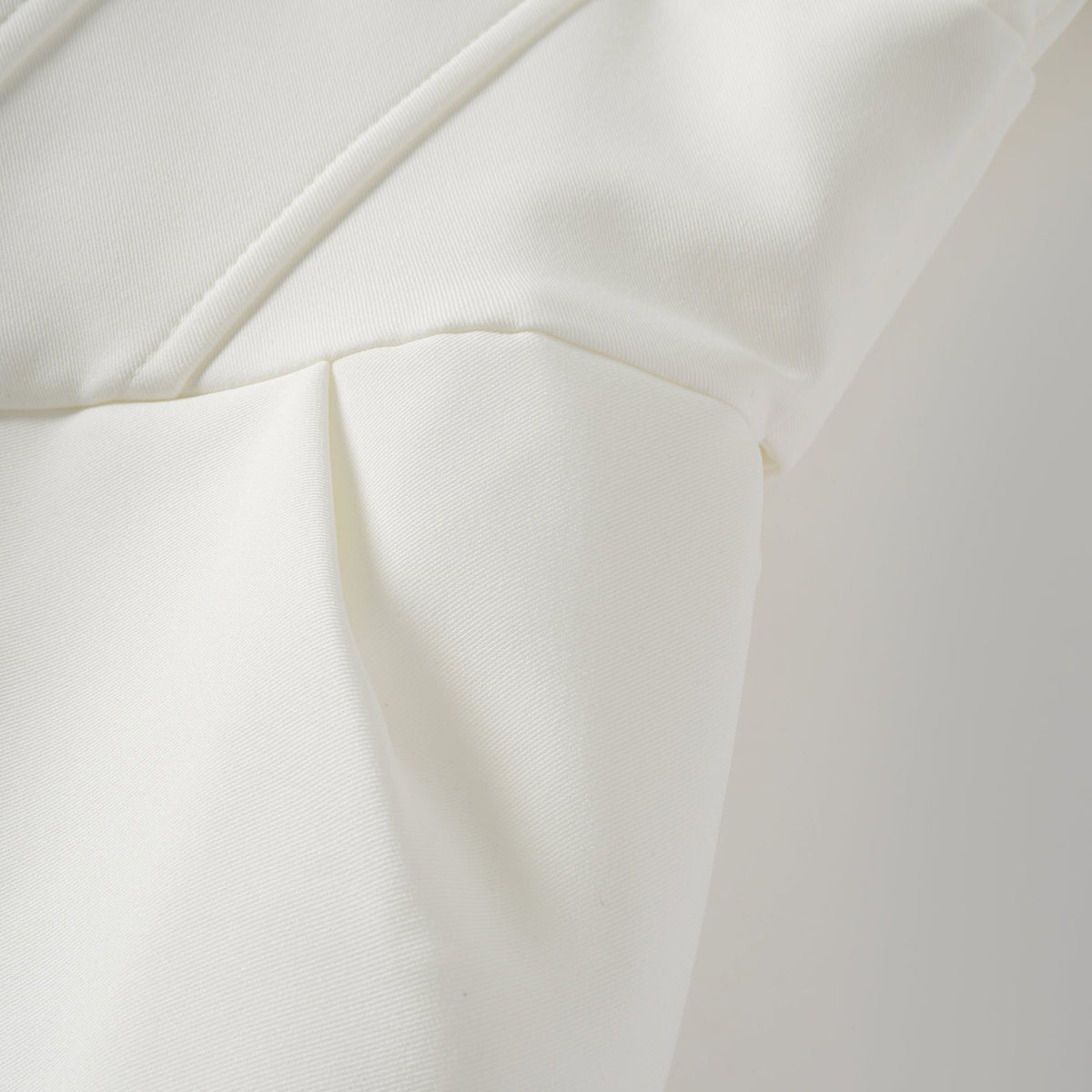 Inmaculada White Boned Bodice Mini Blazer Dress
