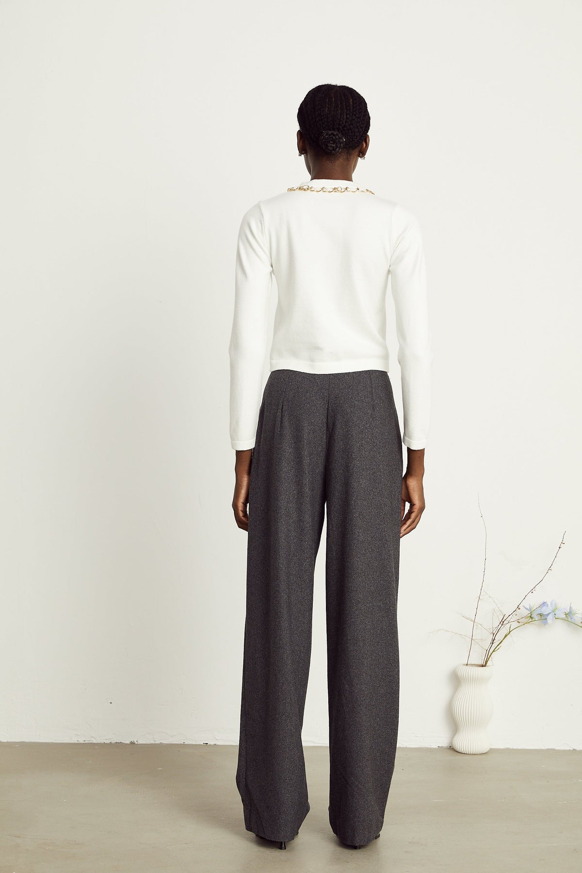 Karine chain-link knitted cardigan (Final Sale-US Only)