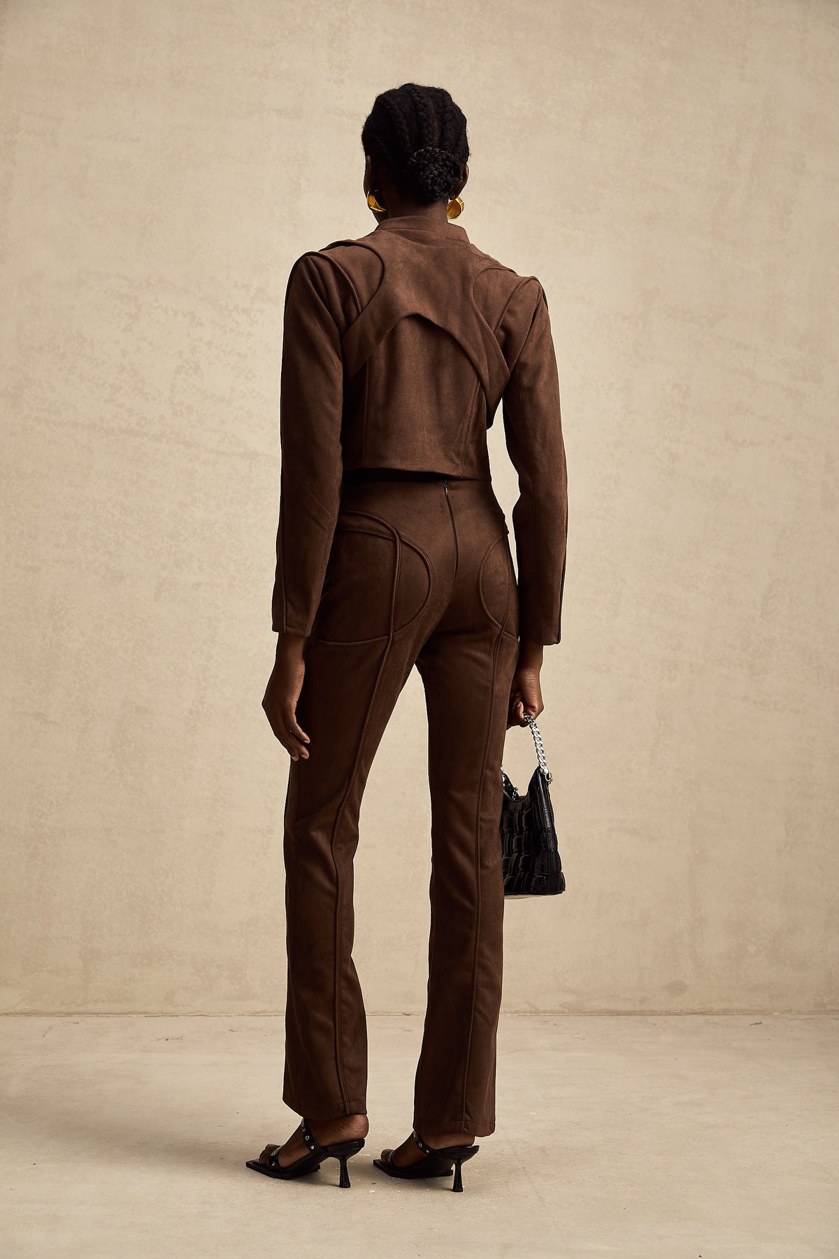 Chloé brown suede jacket