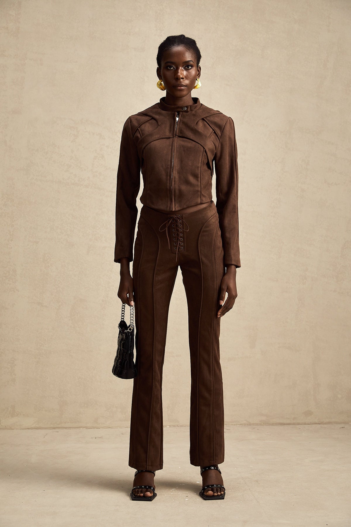 Chloé brown suede jacket
