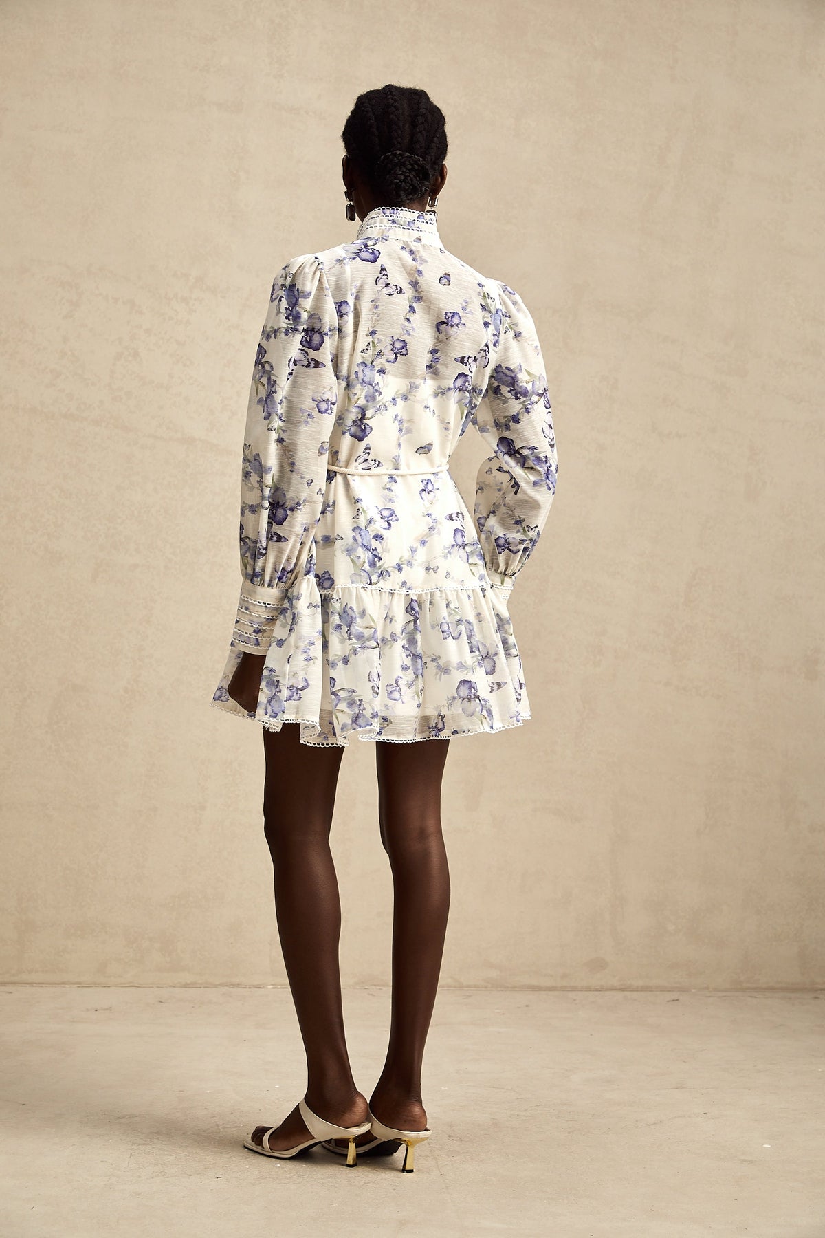 Blandine floral-print flared chiffon mini dress (Final Sale-US Only)