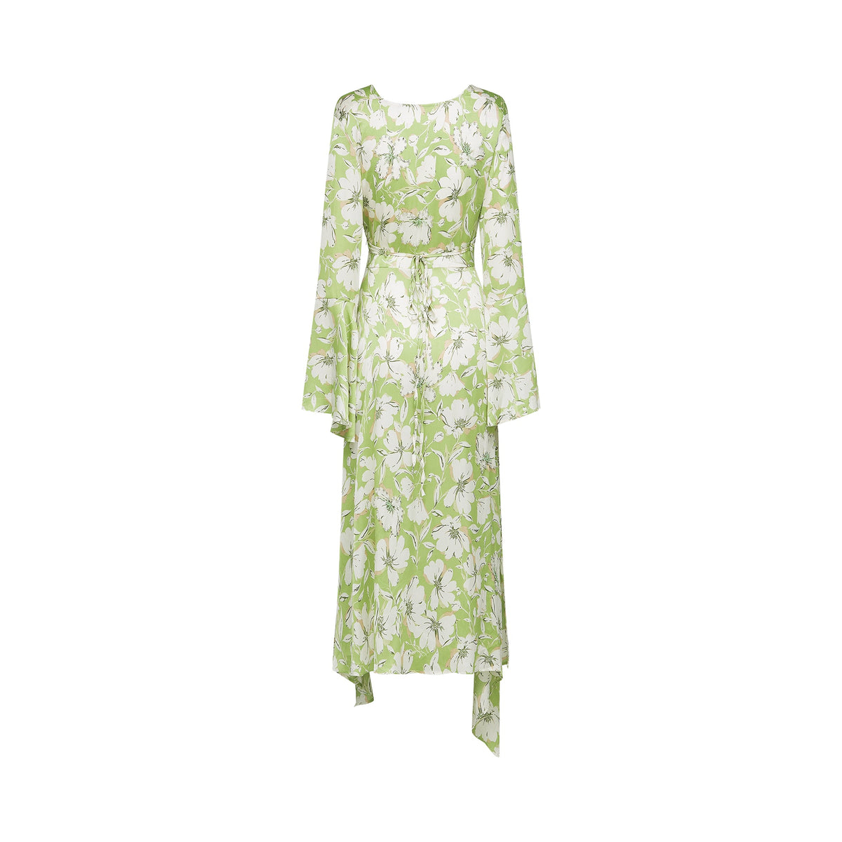 Éva floral-print crystal-embellished midi dress