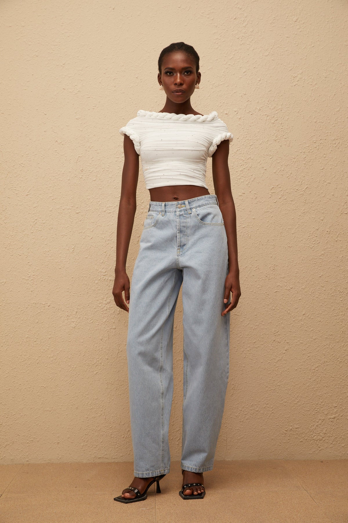 Alix Light Blue Deinm Wide Leg Jeans
