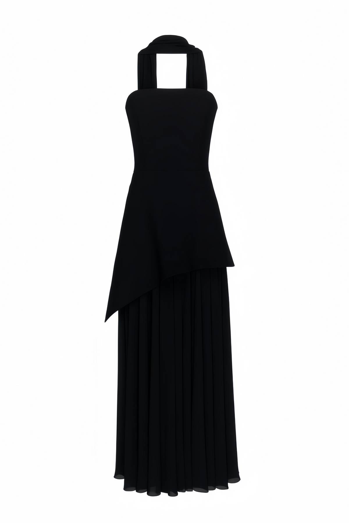 Solène Off-Shoulder Ruched Maxi Gown