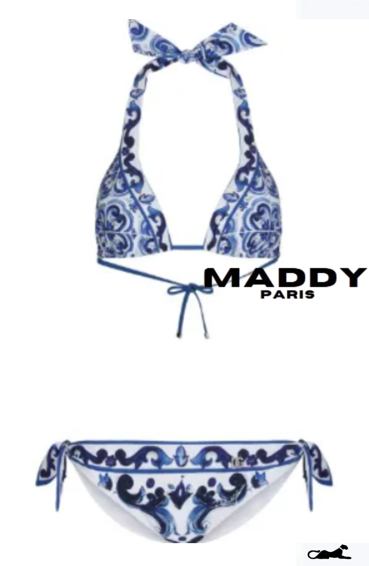 MAJOLICA BIKINI SET – BLUE