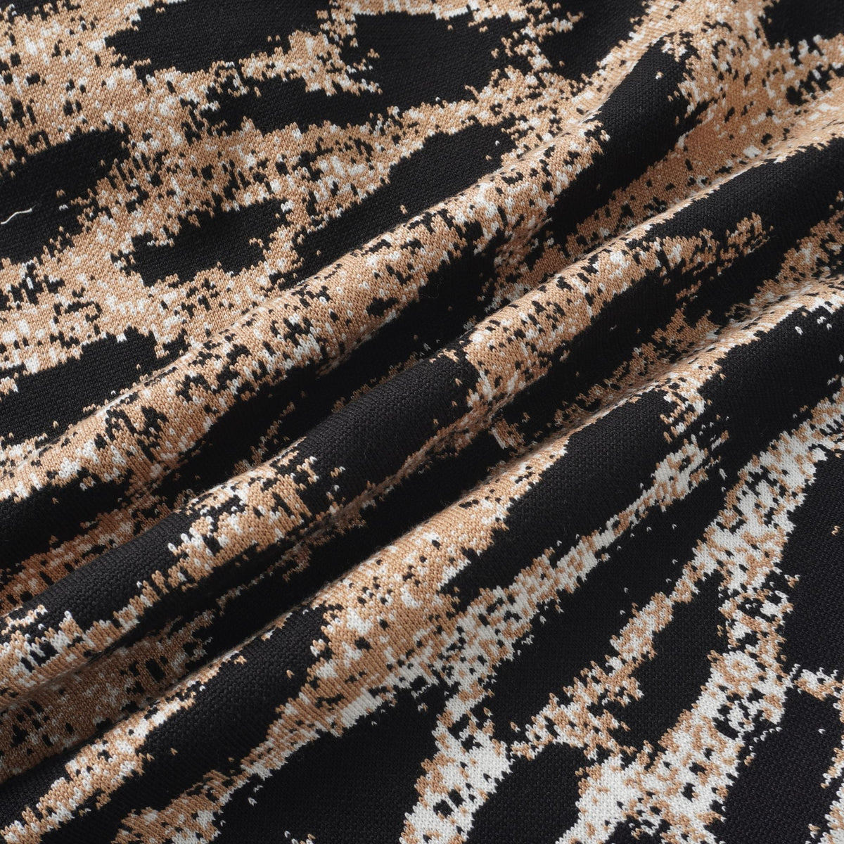 Lucie Brown Leopard Knit Mini Dress