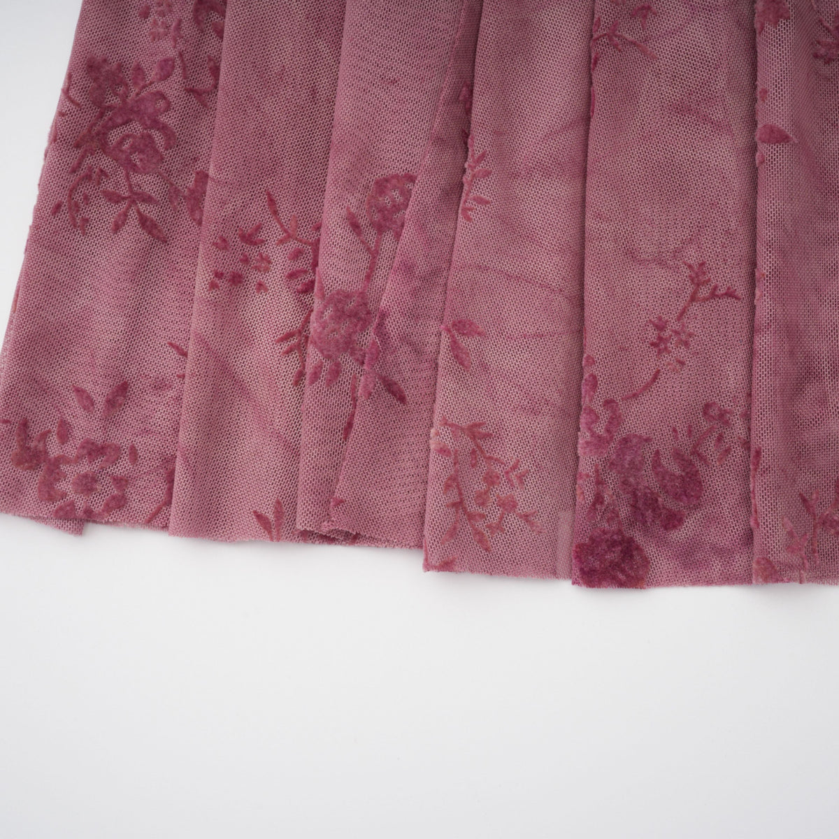 Ariadne Pink Flocked Tulle Maxi Dress (Final Sale-US Only)