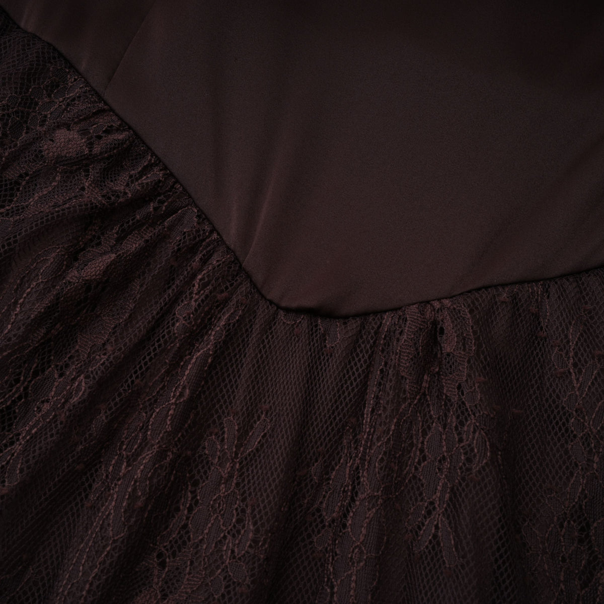 Christa Brown Floral Lace Maxi Dress with Cape