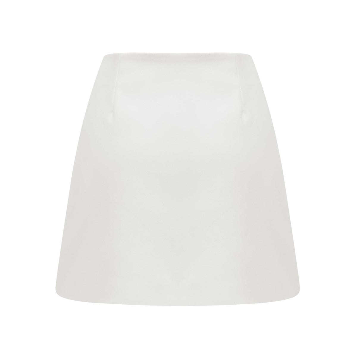 Odette white faux-floral top & skirt matching set