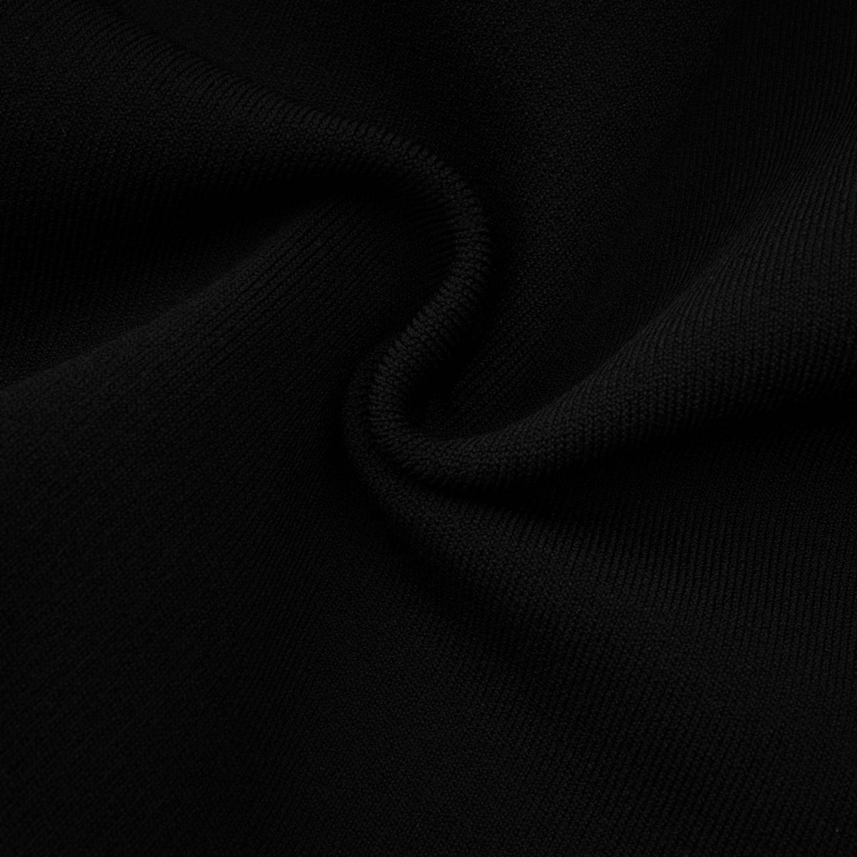 Angèle black off-shoulder knitted mini dress (Final Sale-US Only)
