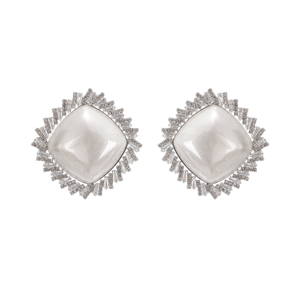 Marilyn crystal-embellished stud earring