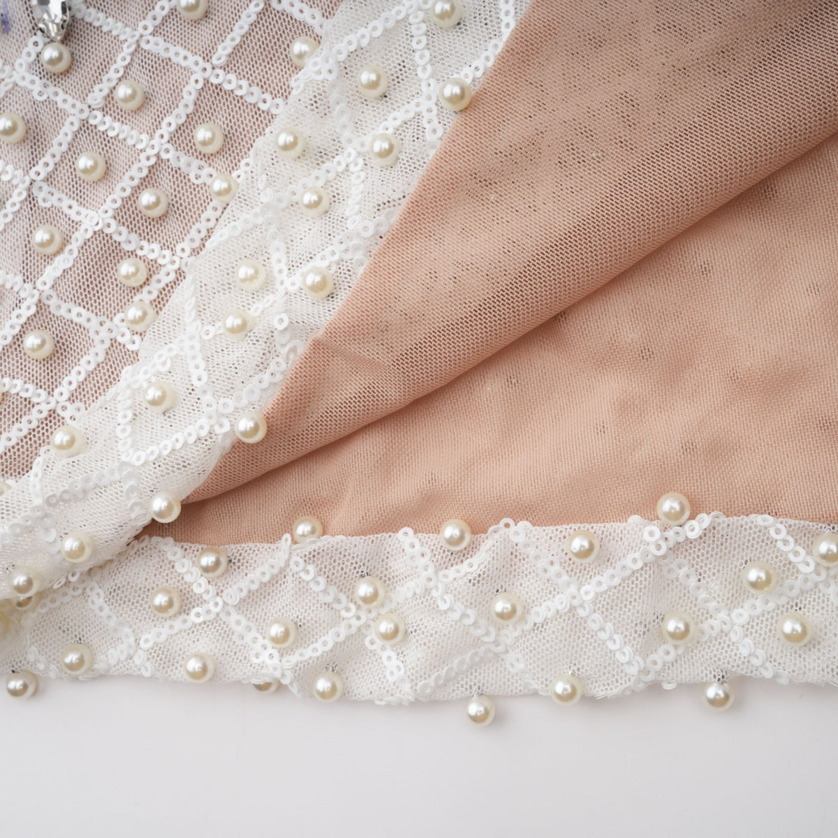 Claudine white embellished halterneck maxi dress (Final Sale-US Only)