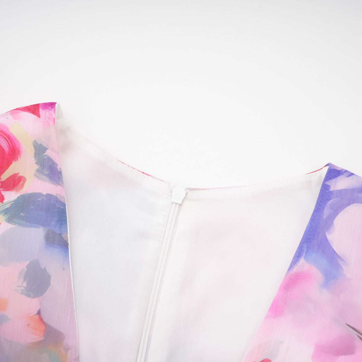 Élodie floral-print ruffled gown