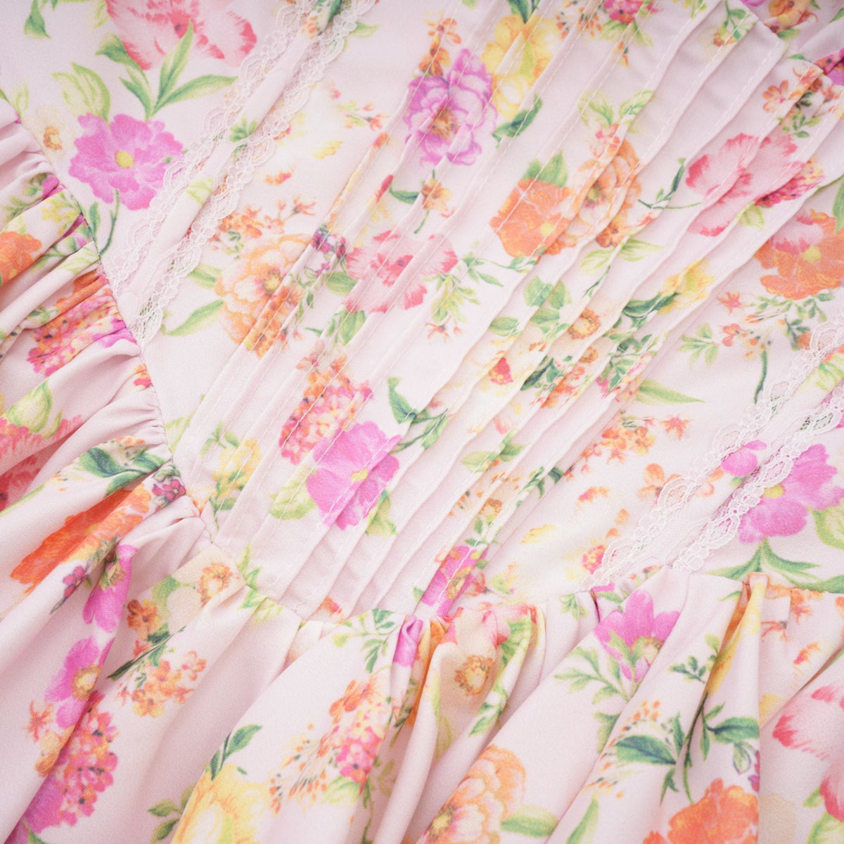 Kara floral-print cotton mini dress (Final Sale)