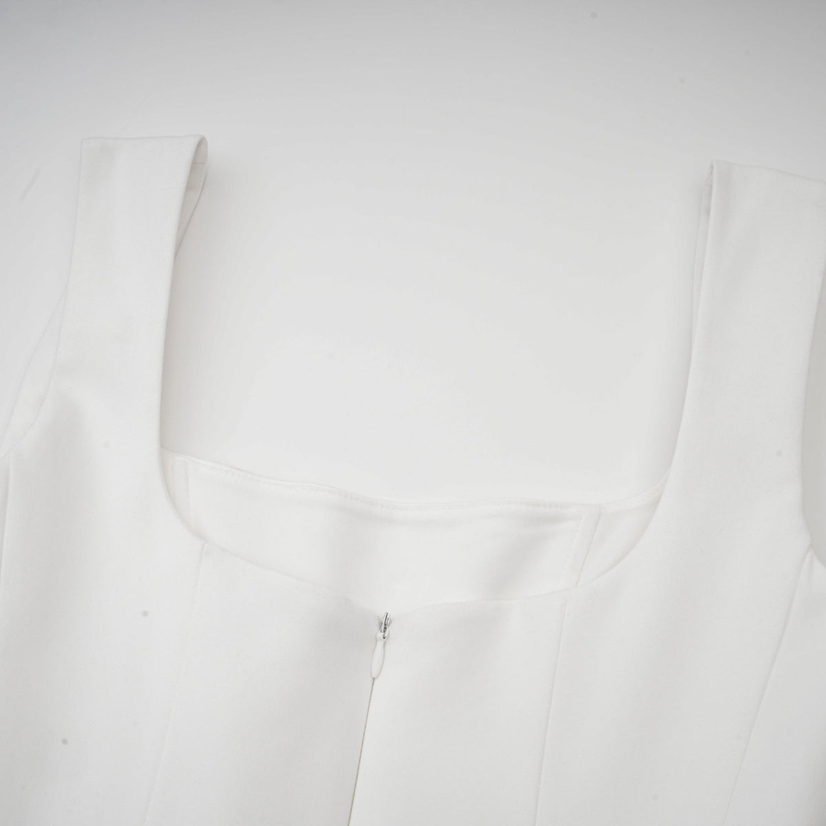 Sadie white pleated corset gown dress (Final Sale-US Only)