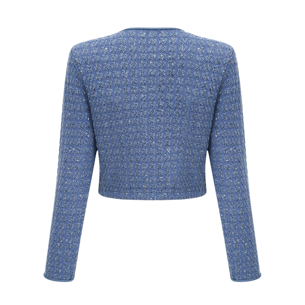 Ghislaine sequin-embellished jacket & trousers matching set