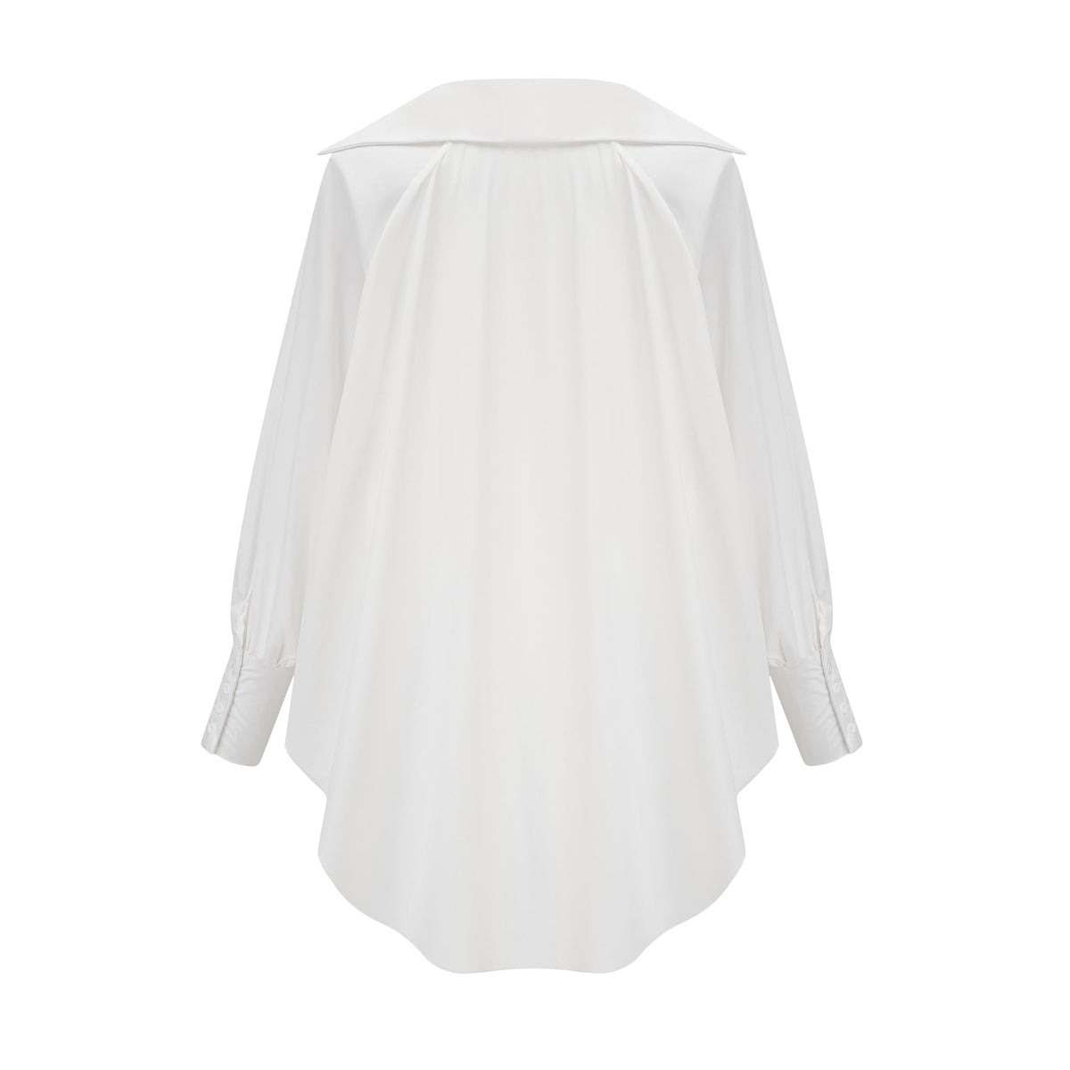 Marion high-low puffed shirt
