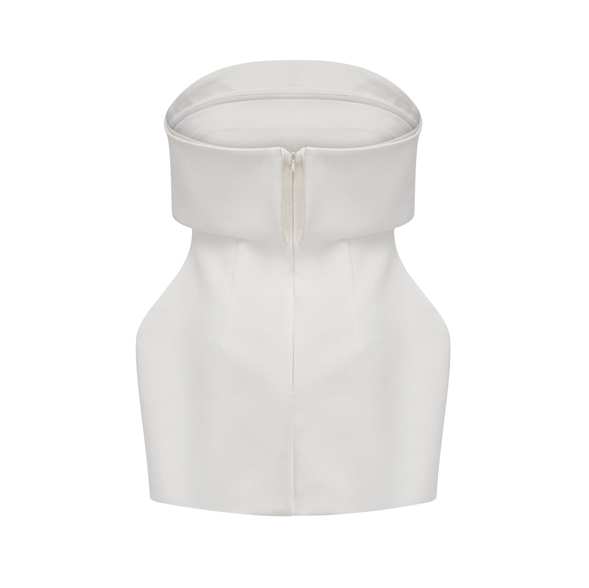 Énora white off-shoulder puff mini dress