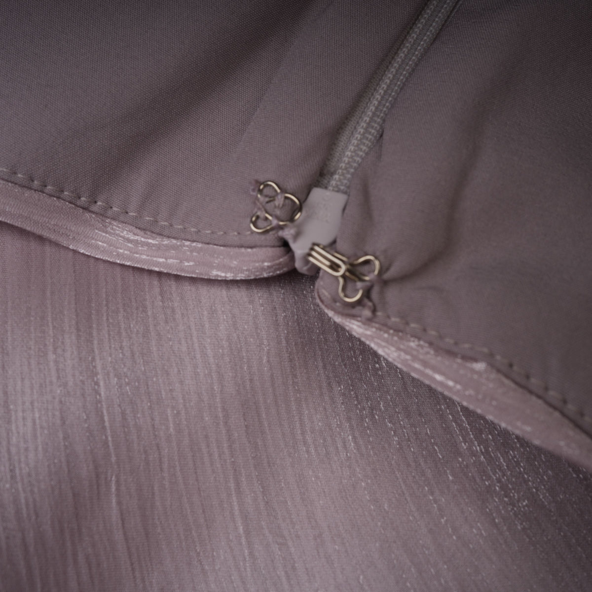 Nerida Silver Turtleneck Ruched Maxi Dress (Final Sale-US Only)