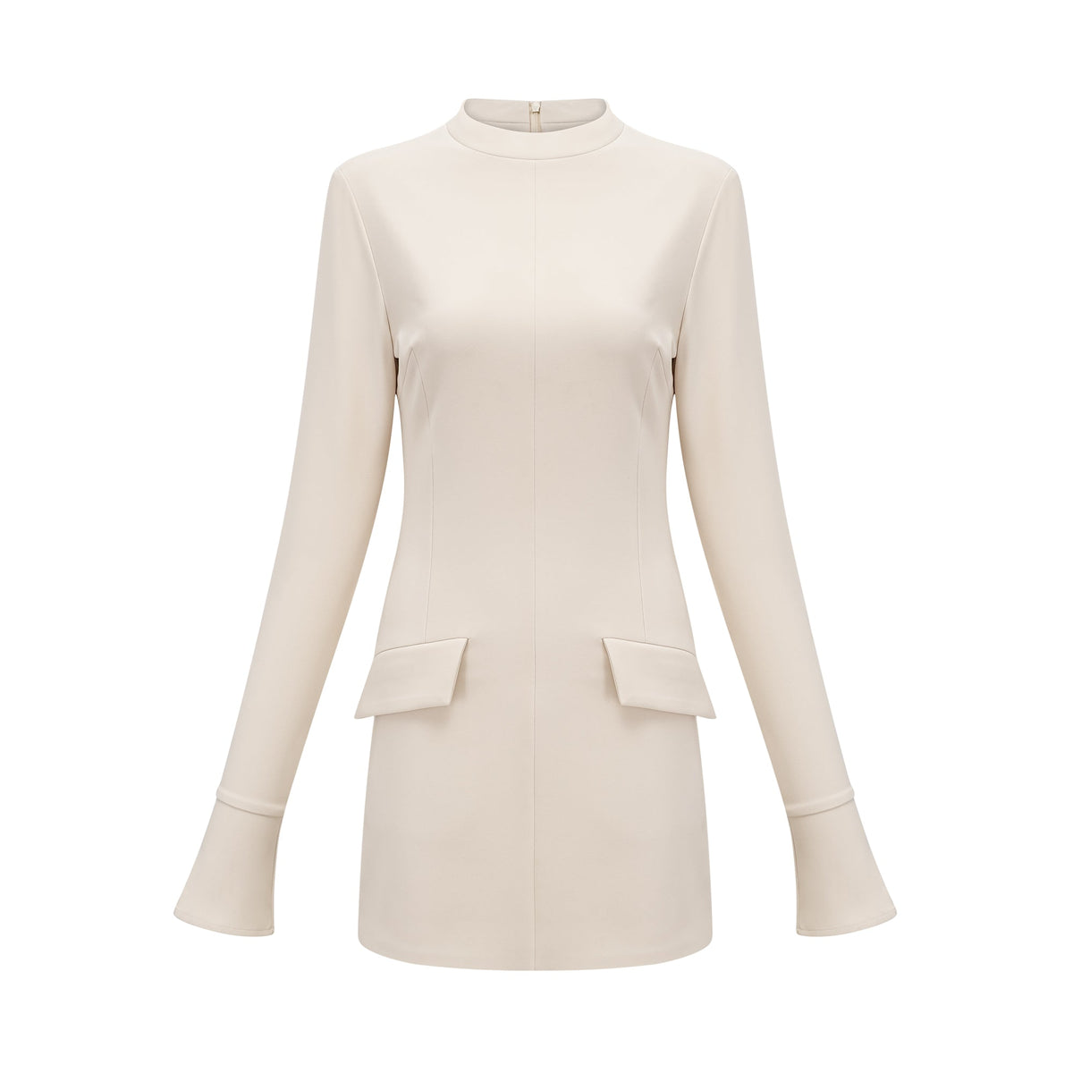Chloé cream-white fitted mini dress (Final Sale-US Only)