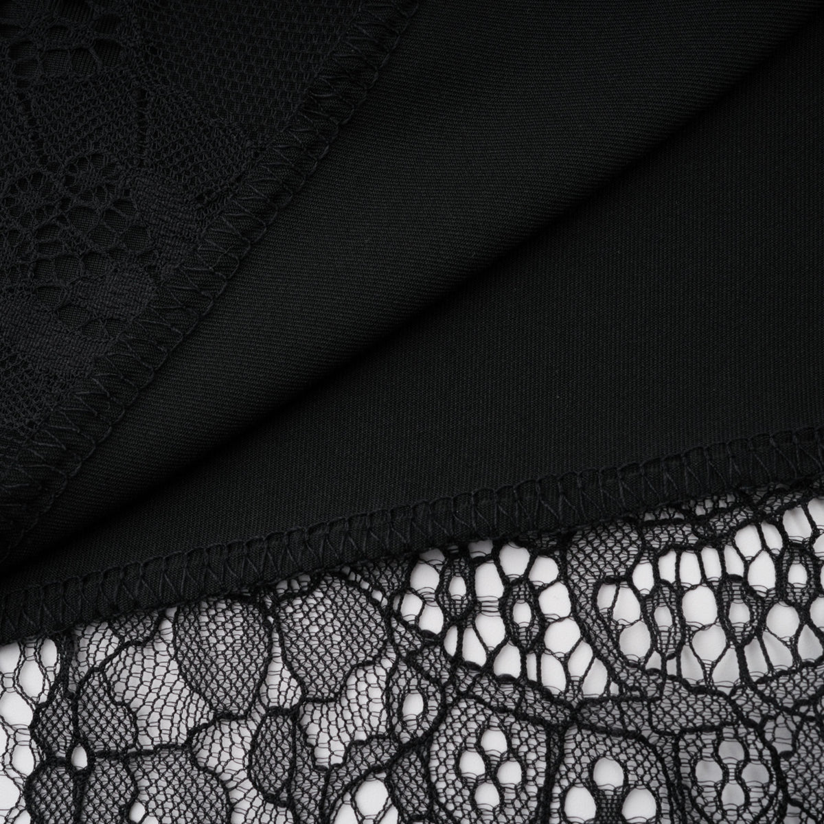 Alvaro Black Lace Shawl & Dress Set