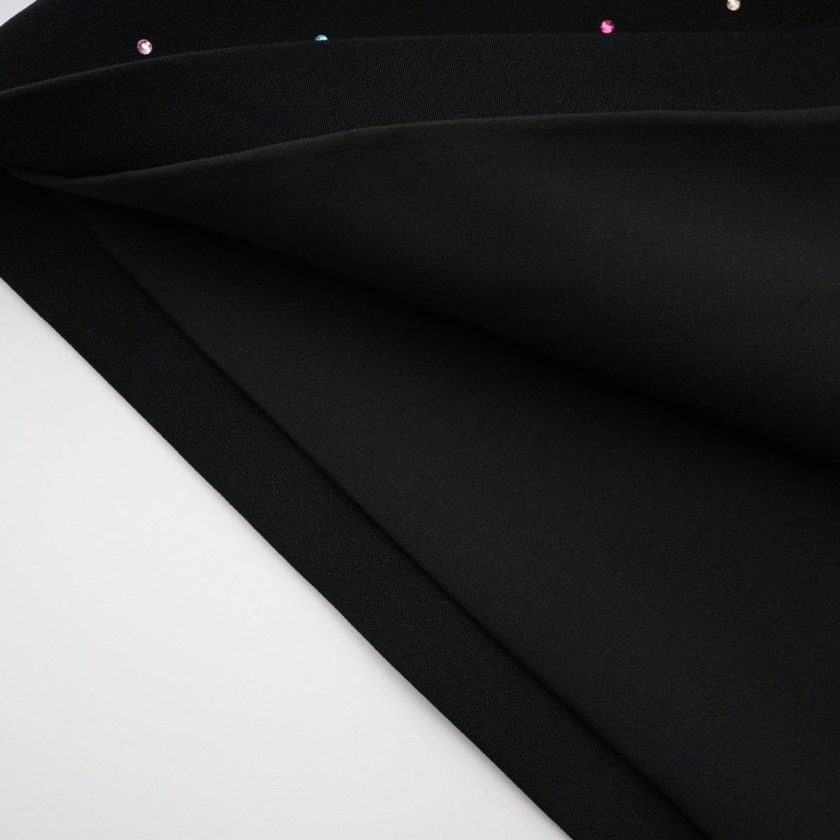Rosaria Black Embellished Constellation Mini Dress