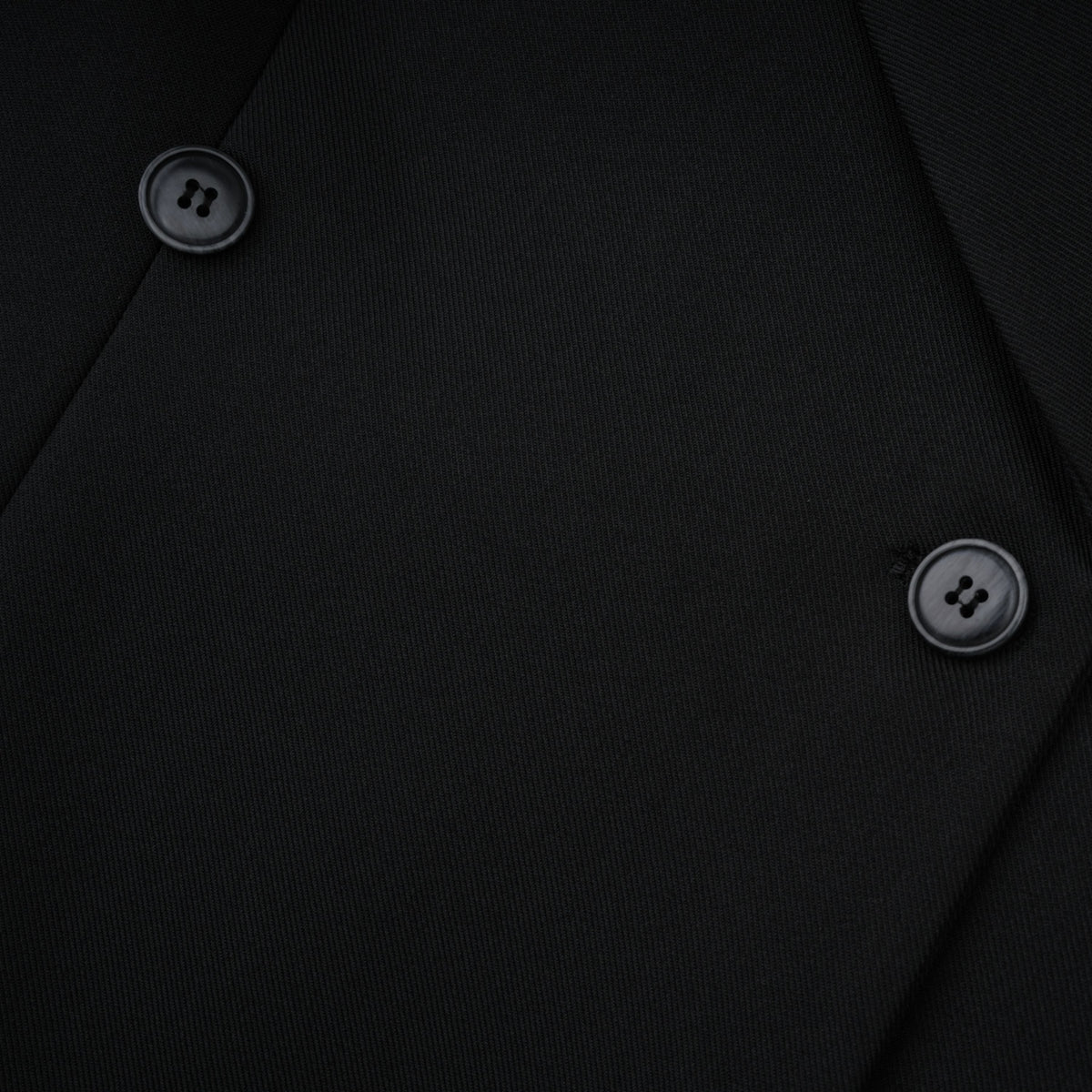 Dianthe Black Double-Breasted Oversize Blazer