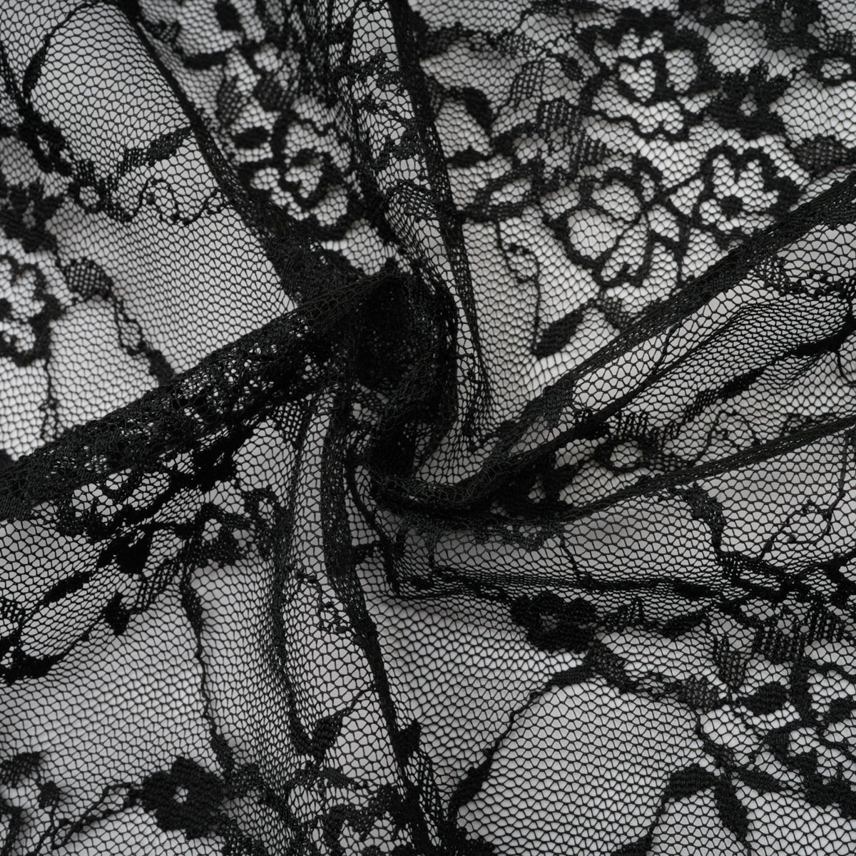 Louise black floral-lace vest & dress matching set (Final Sale-US Only)