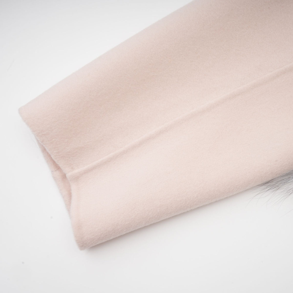 Vienne pink diagonal-placket short coat (Final Sale)