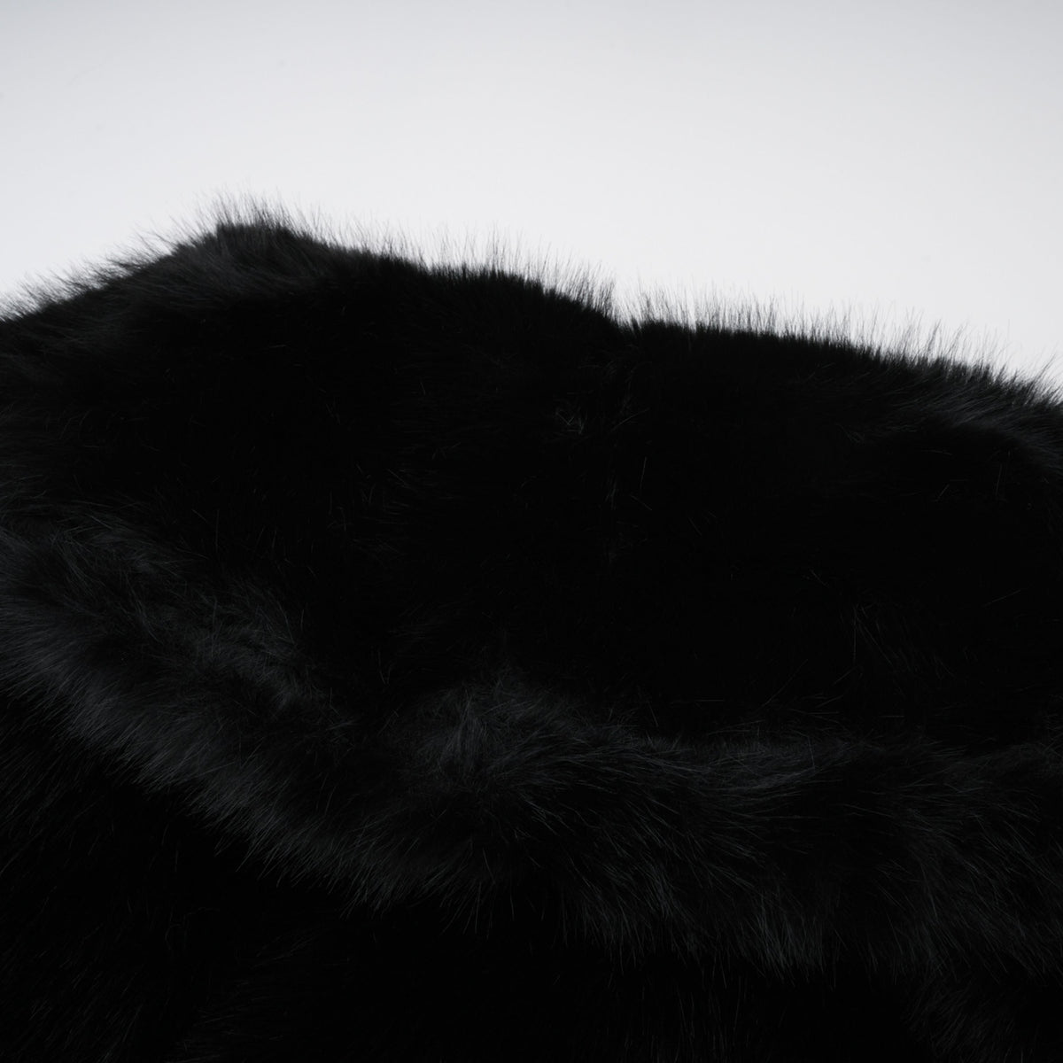 Alberta Black Faux-Fur Corset Panel Jacket