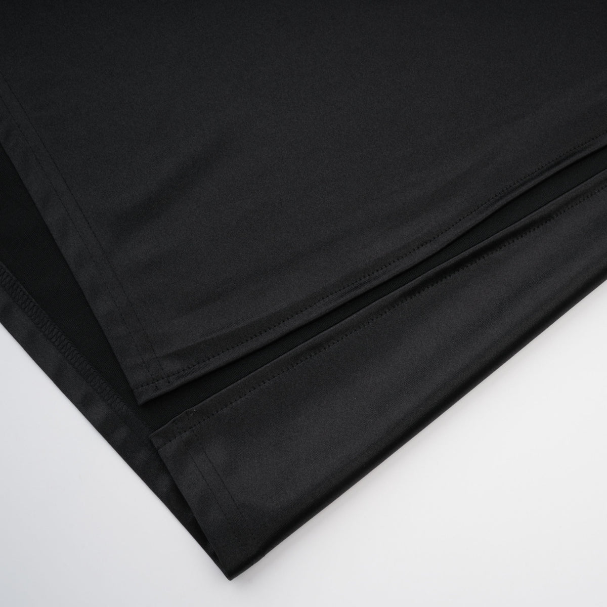 Ginevra black halterneck faux-pearl satin maxi dress
