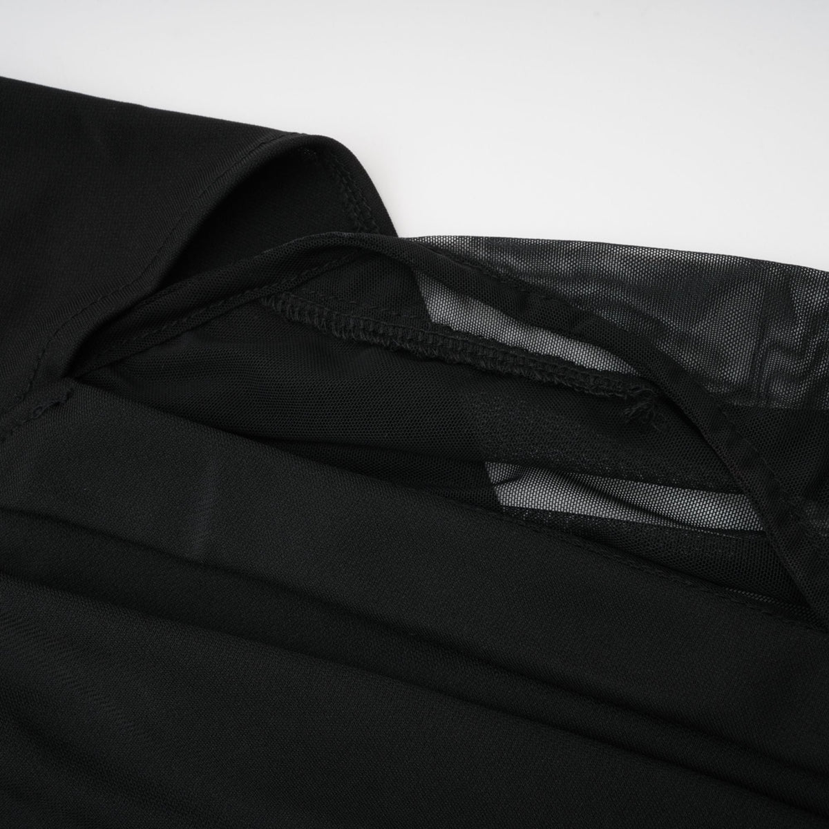 Clarisse semi-sheer ruched midi dress (Final Sale-US Only)