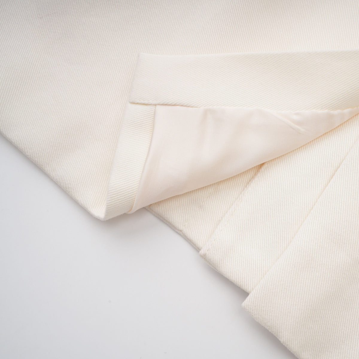 Ambre Cream White Belted Trench Coat
