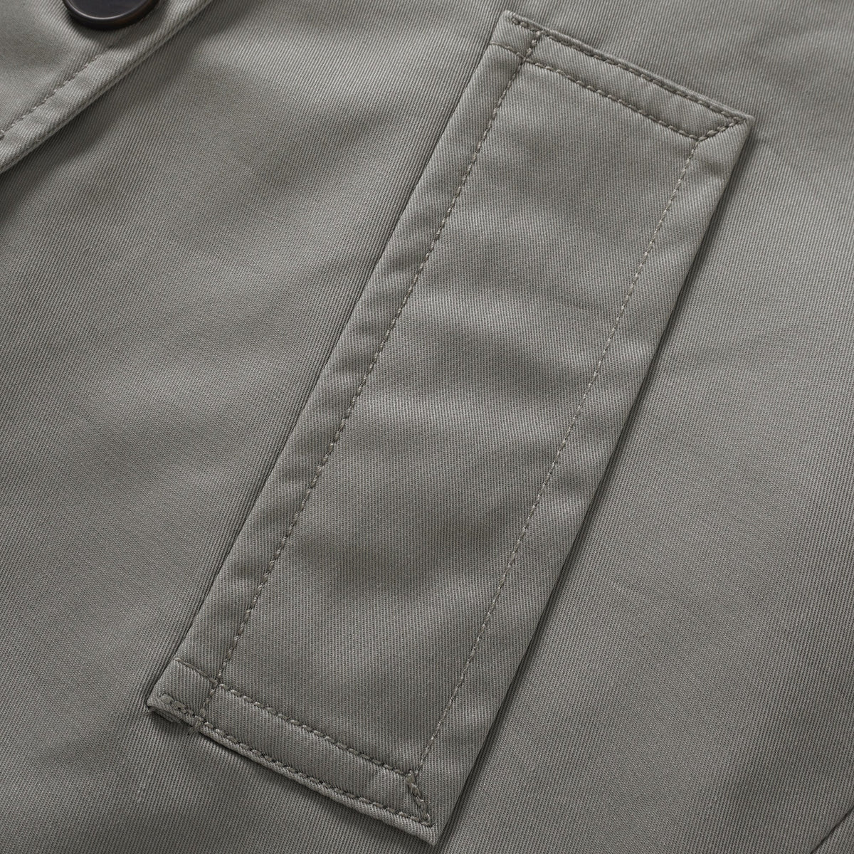 Mavis Grey Double-Breasted Belted Trench Coat