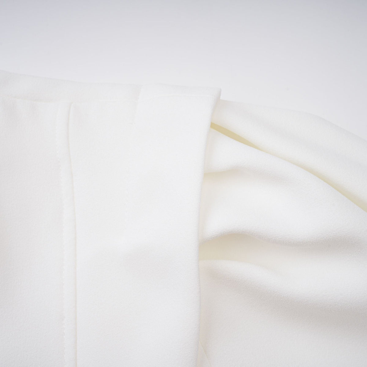 Gwenaëlle White Peplum Waist Blouse