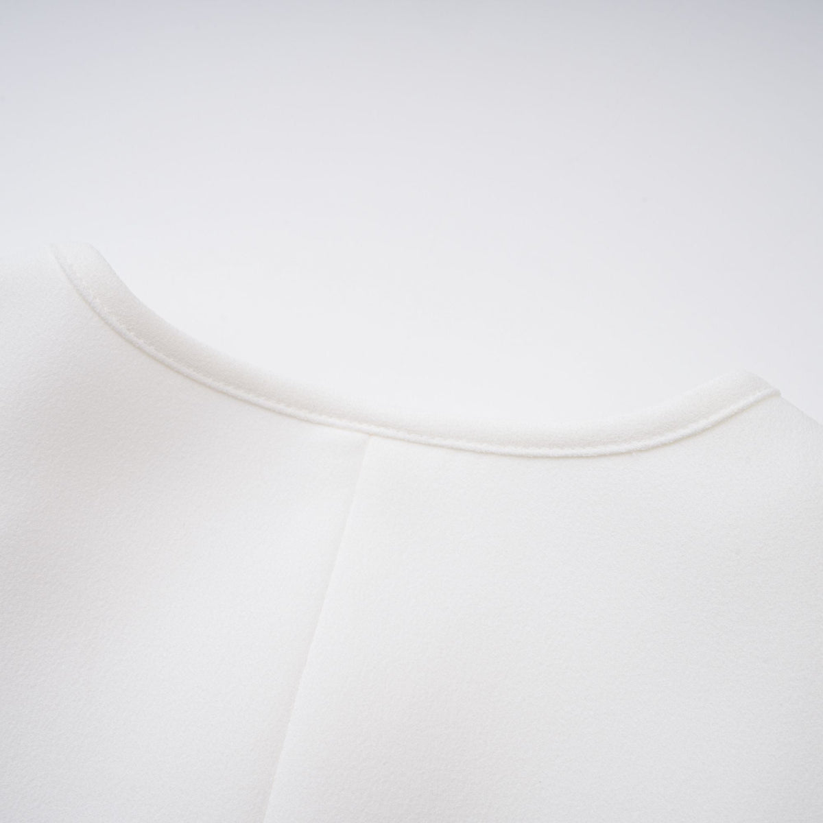 Gwenaëlle White Peplum Waist Blouse (Final Sale-US Only)