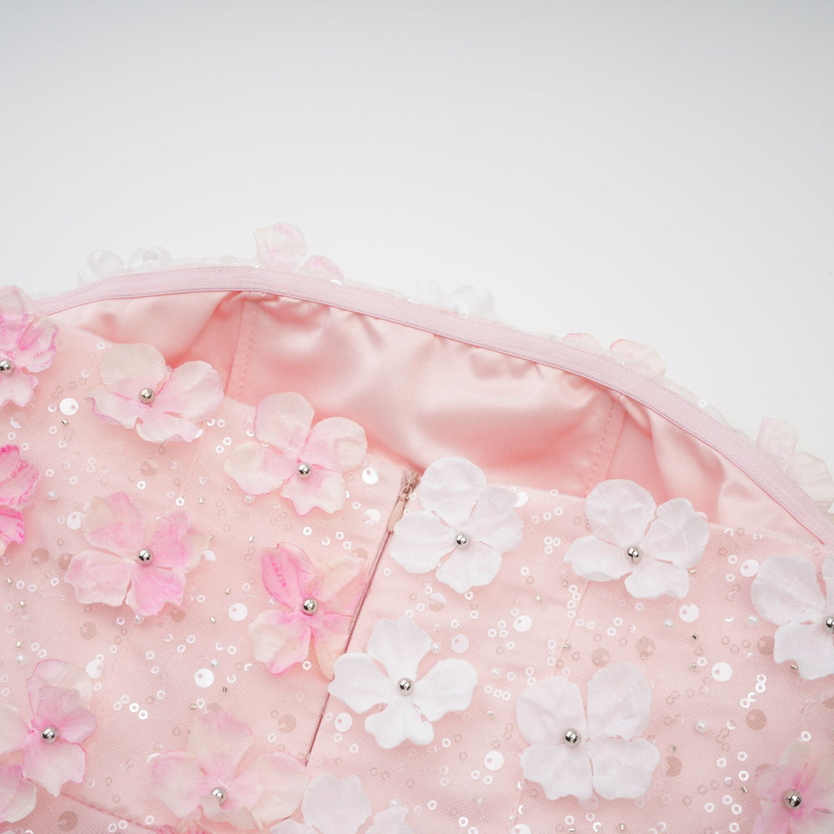 Lilou 3d-petal puffy mini dress (Final Sale-US Only)