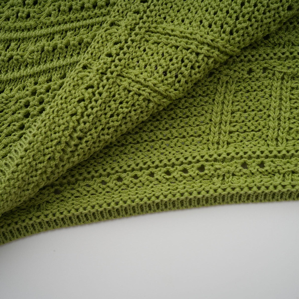 Annette green embellished knit top & skirt matching set (Final Sale-US Only)