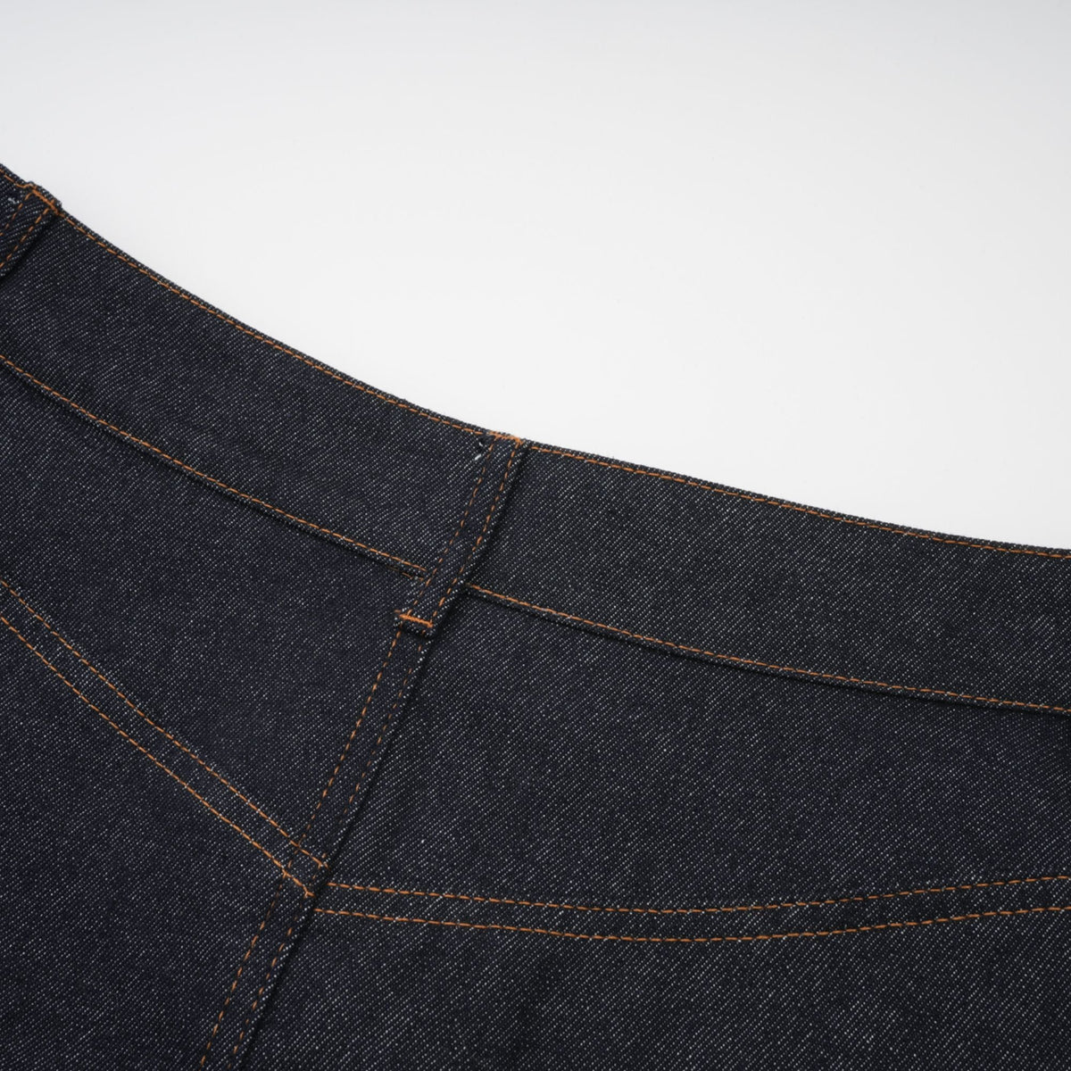 Florence Indigo Blue Ruffled Denim Mini Skirt (Final Sale-US Only)