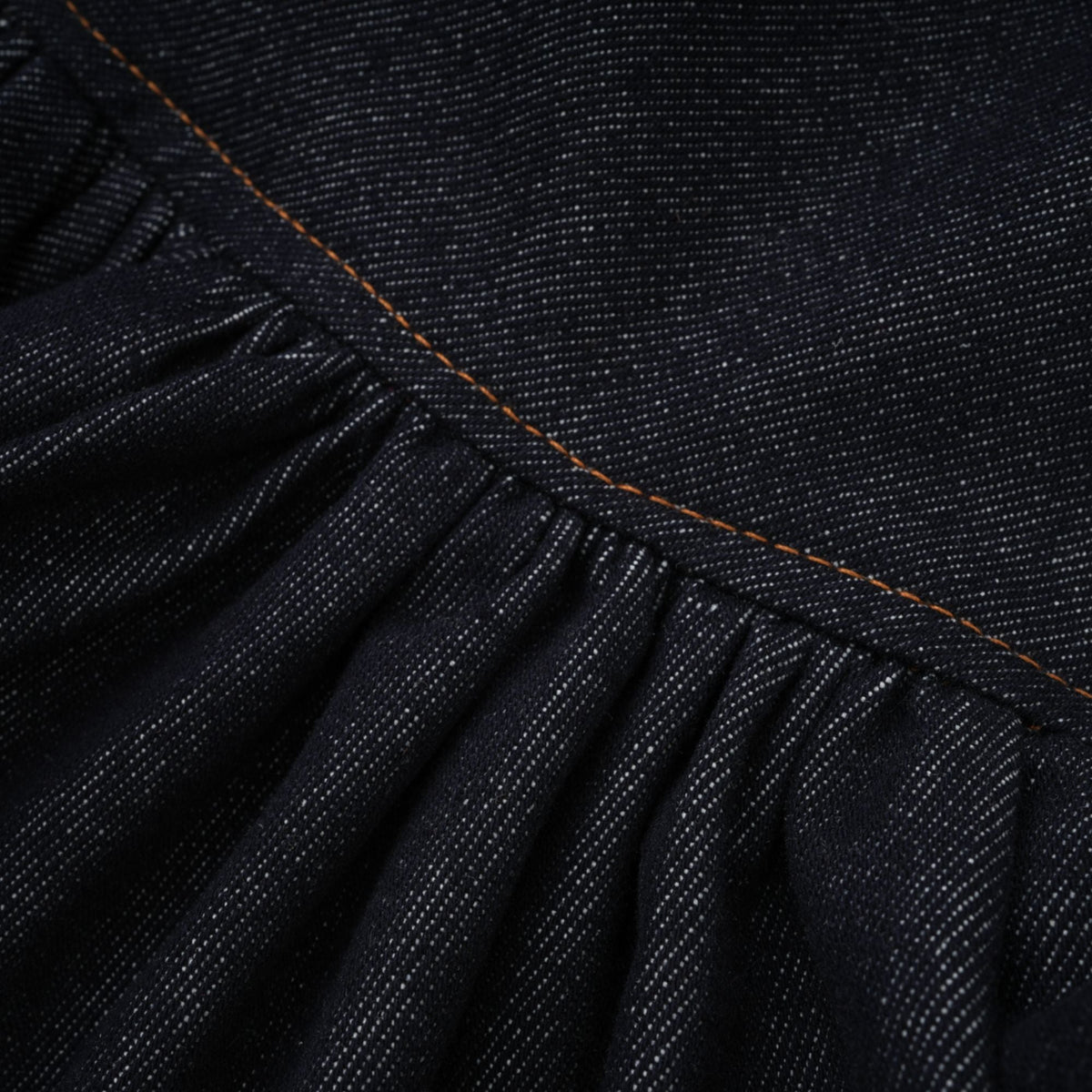 Florence Indigo Blue Ruffled Denim Mini Skirt (Final Sale-US Only)