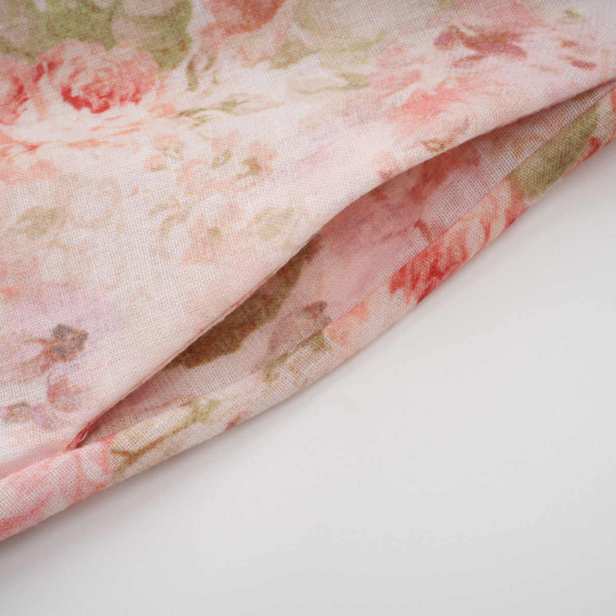 Bianca Beige Floral Print Mini Dress