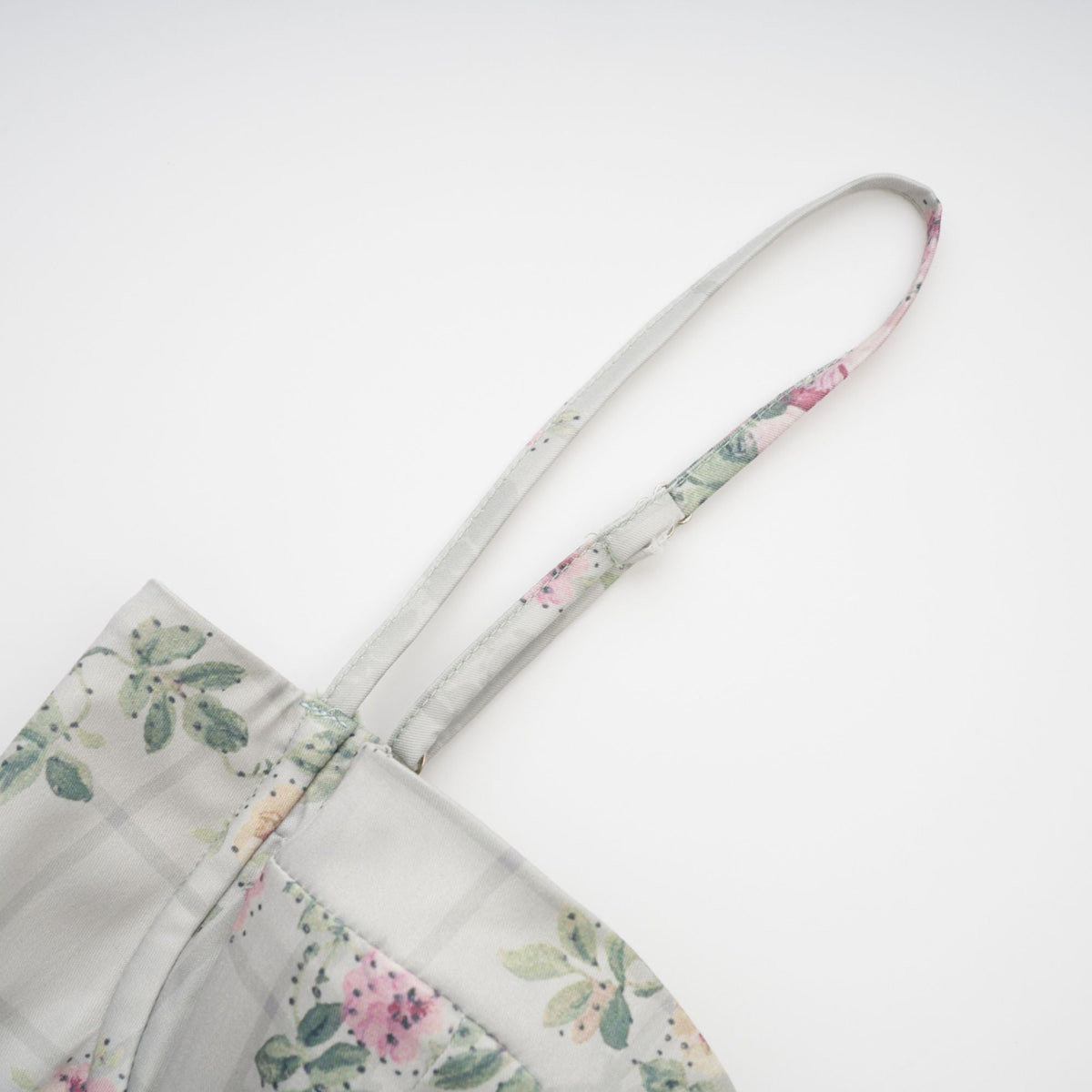 Prunelle sage-green floral-print shirred midi dress (Final Sale-US Only)
