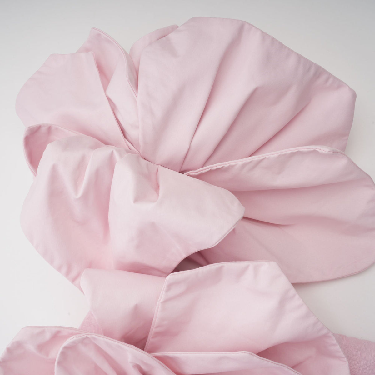 Juliette pink off-shoulder 3D-petal midi dress (Final Sale-US Only)