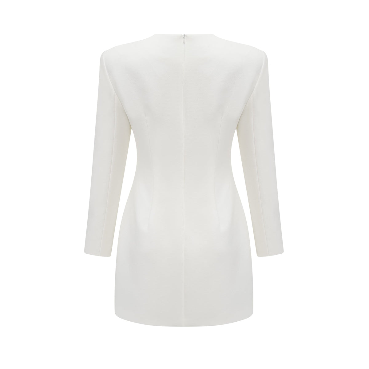 Vanessa white faux-flower embellished mini dress (Final Sale-US Only)